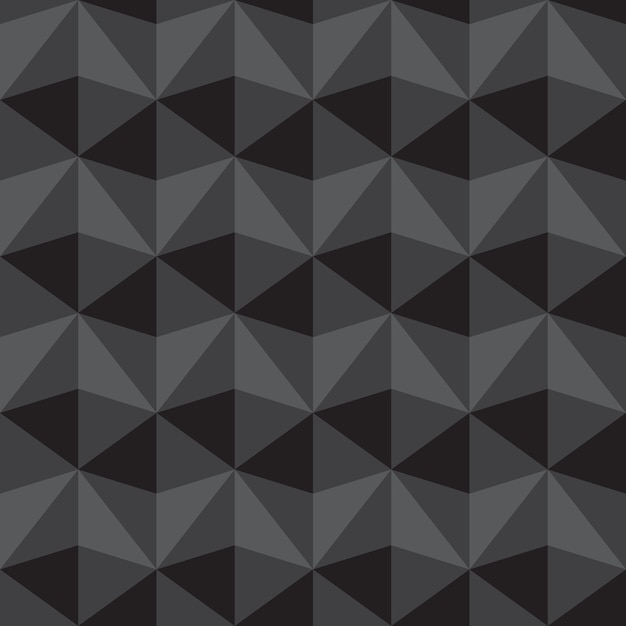 Abstract gray and black triangle pattern background