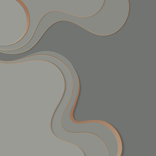 abstract gray curve background vector