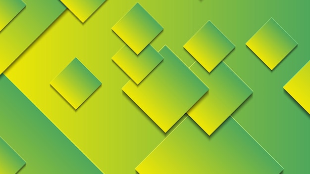 abstract green and yellow gradient background with rectangle lines