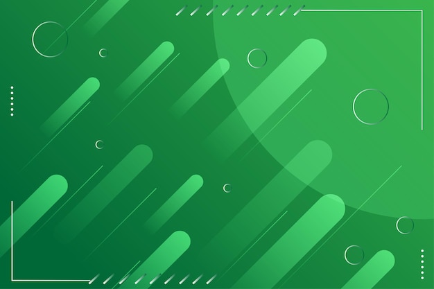 Abstract Green Background Gradient Style