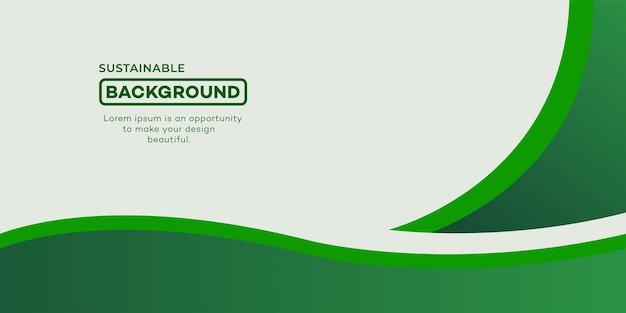Abstract Green background vector design