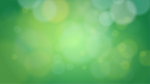 Abstract Green bokeh light background