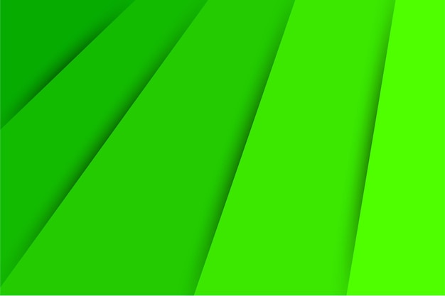 Abstract green geometric background in paper cut style Straight lines Design for brochures posters flyers advertising Vector