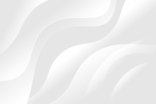 Abstract grey background poster with dynamic waves