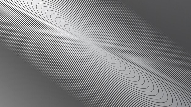 Abstract grey line circle with gradient for backdrop or presentation