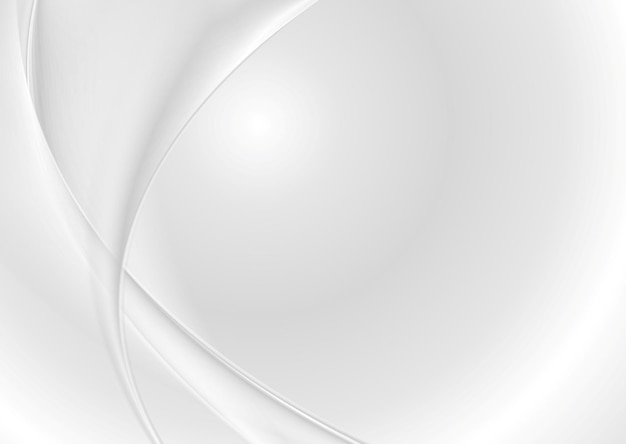 Abstract grey pearl waves