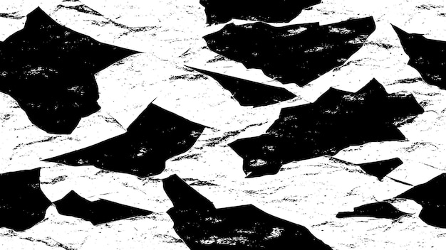 Abstract Grunge Texture Vector Rough Black and White Distressed Overlay Background