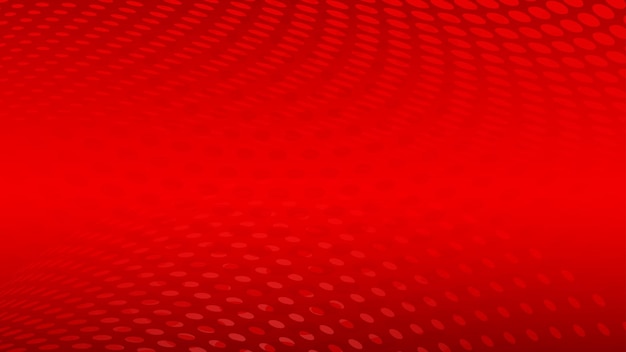 Abstract halftone dots background in red colors