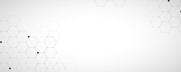 abstract hexagon background technology polygonal design digital futuristic minimalism