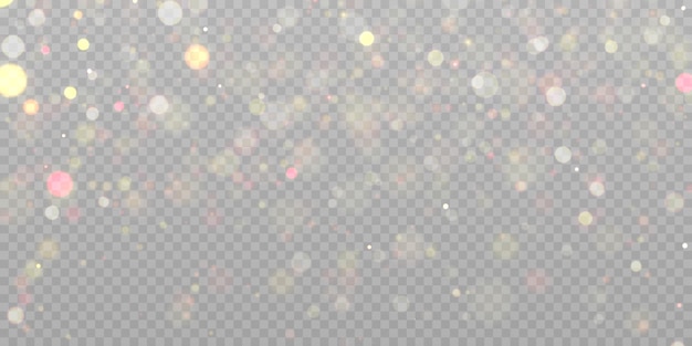 abstract highlights bokeh of soft warm color glow vector illustration