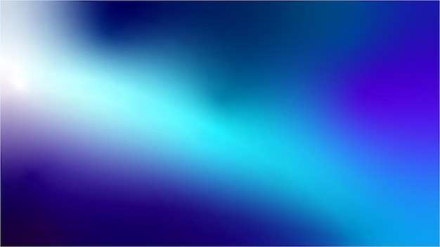 Abstract hologram background Blue glowing Northern lights Sky
