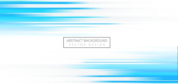 Abstract horizontal light blue stripe lines on white background