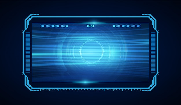 abstract hud ui gui future futuristic screen system virtual design