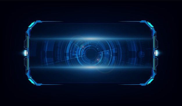 abstract hud ui gui future futuristic screen system virtual