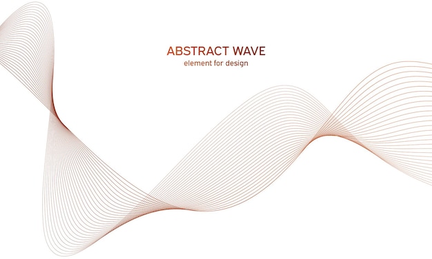 abstract isolated colorfull wave on white element 