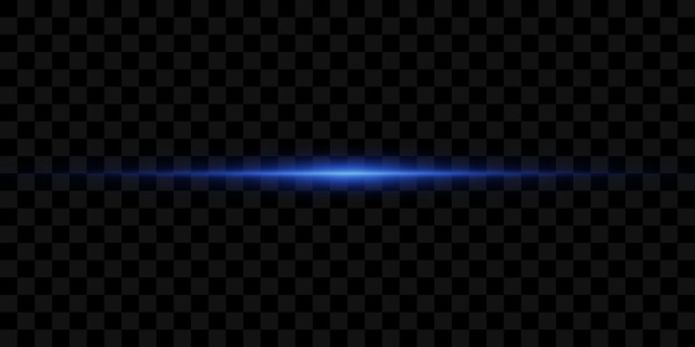 Abstract laser beam Transparent light isolated on transparent background