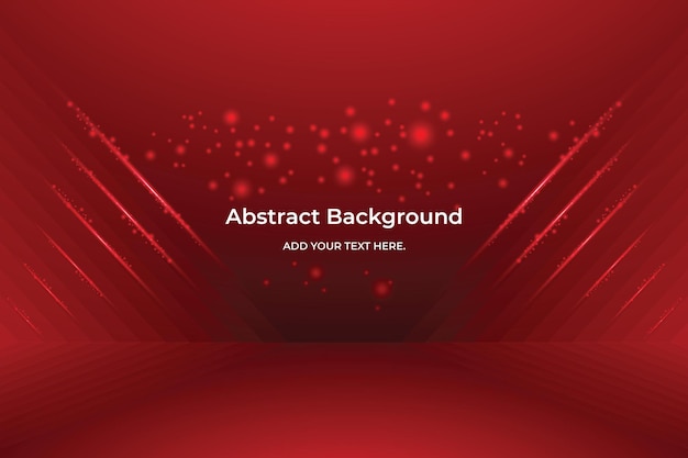 Abstract light and Red color banner background