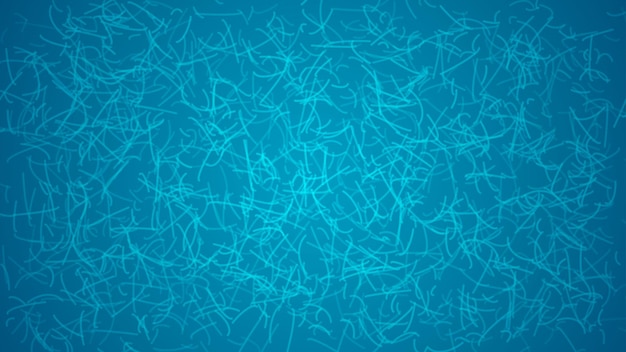 Abstract light background of curves or scratches in light blue colors