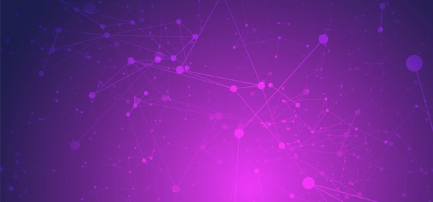 abstract light background with glowing lines Technology connected with electronics elements on tech