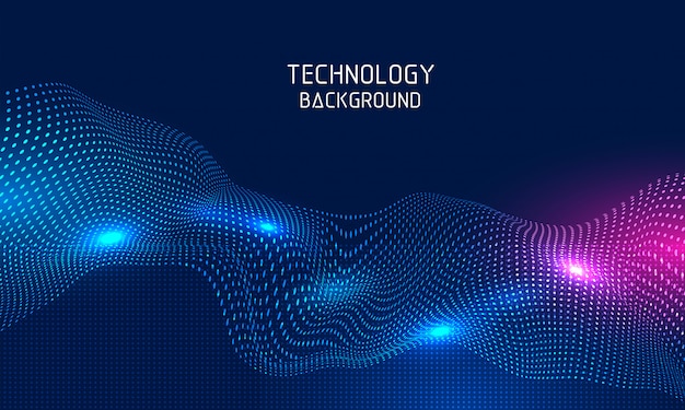 Abstract light dot background