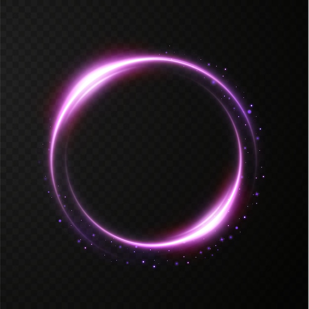 abstract light lines swirling in a spiral
