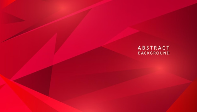 abstract light red polygonal background web banner