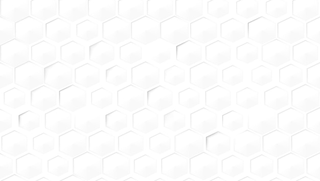 Abstract Light Seamless Hexagon Honeycomb Background