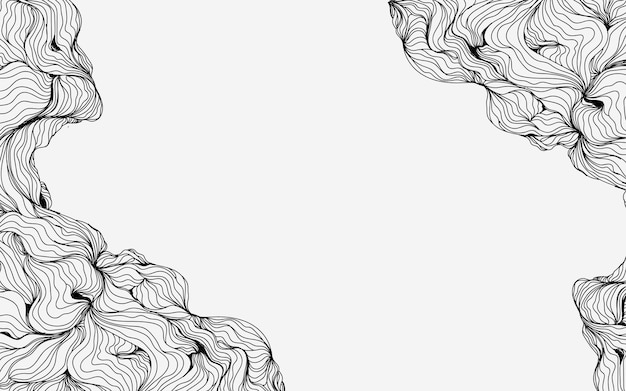 Abstract line art background