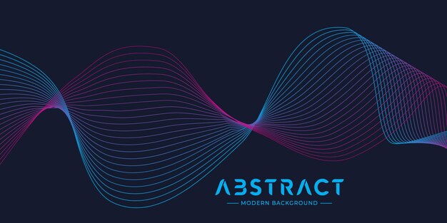 Abstract line art vector background  website Landing Page. Template for websites