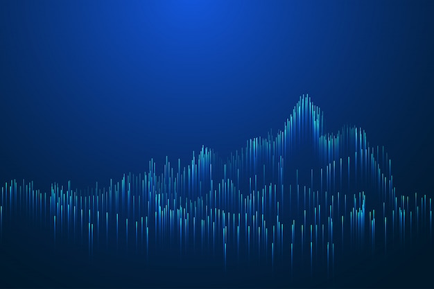 Abstract Line Background, Connection Concept. Data Concept