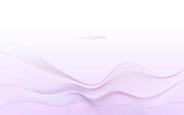 abstract line background, modern waves.