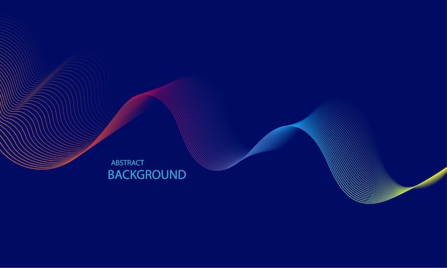 abstract line wave background