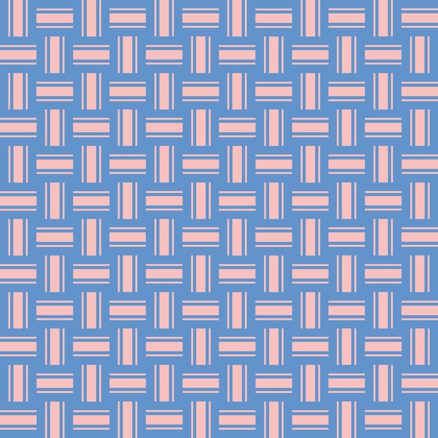Abstract Linen Stripes Vector Geometric Seamless Pattern Minimal Knitted Look Trendy Fashion Colors