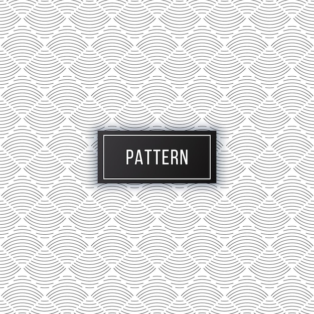 Abstract liner wave lines seamless pattern