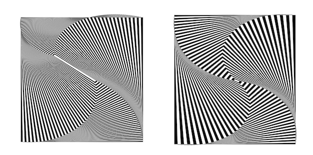 abstract lines black white design element on white background of angle waves vector illustration eps 10 for grunge elegant business card print brochure flyer banners cover book label fabric