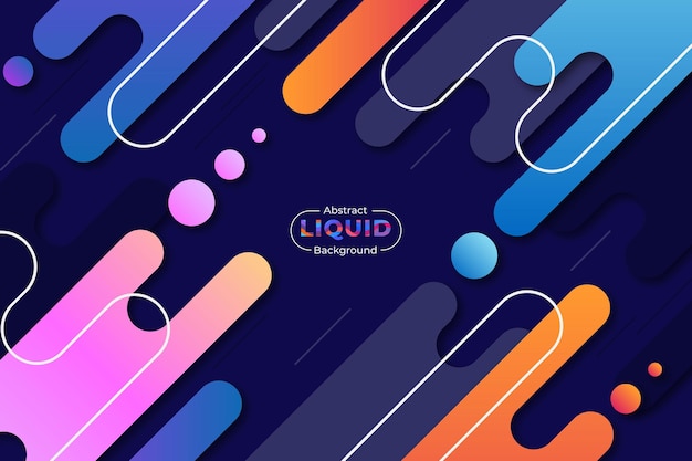 abstract liquid colorful background