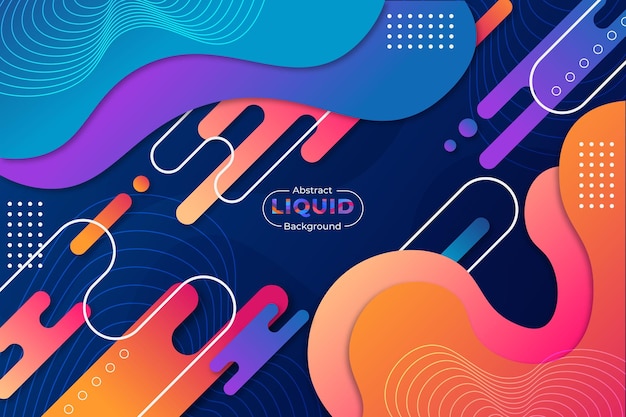 abstract liquid colorful background