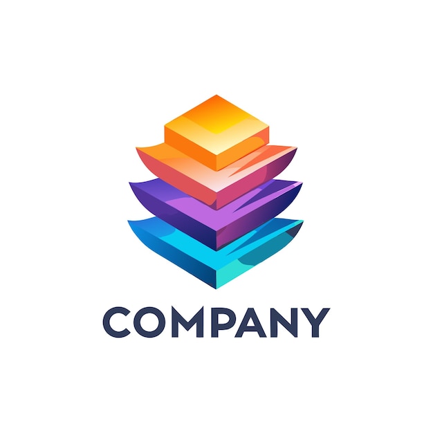 abstract logo design for any corporate business company