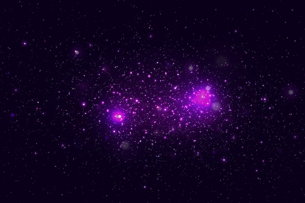 Abstract magic background Magic of light and flash of particles