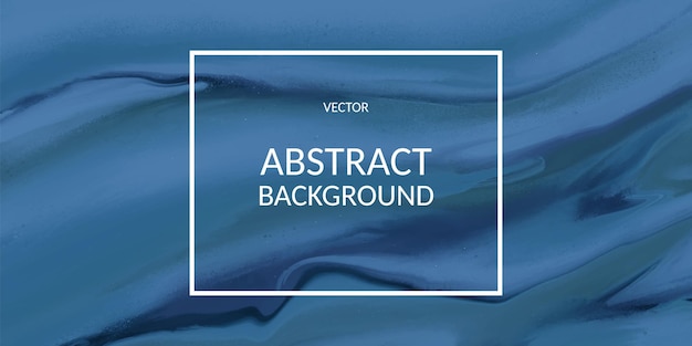 Abstract marble texture blue color Fluid design background