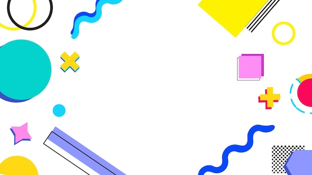 Abstract Memphis geometric