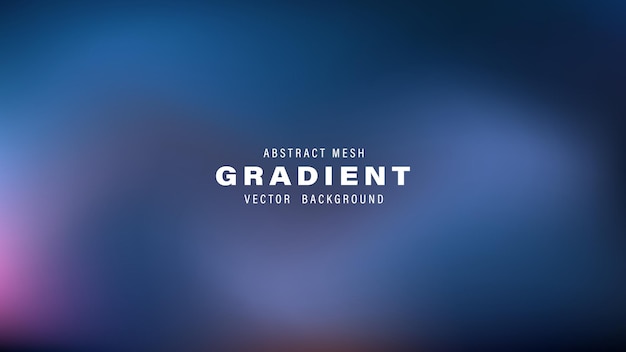 Abstract Mesh Gradient Vector Background Blue Purple Dusk