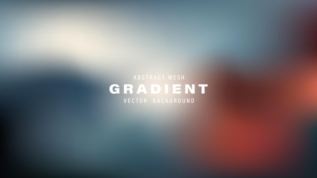 Abstract Mesh Gradient Vector Background Blurry Design Soft Hues Color Blend