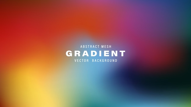Abstract Mesh Gradient Vector Background Design Colorful Texture