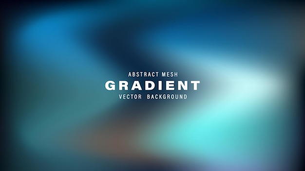Abstract Mesh Gradient Vector Background Design Teal Blue