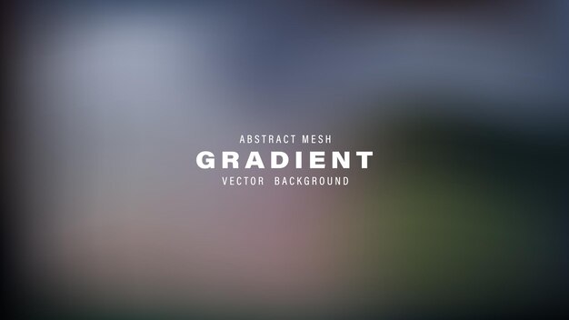 Abstract Mesh Gradient Vector Background Design Template Blurry Colors