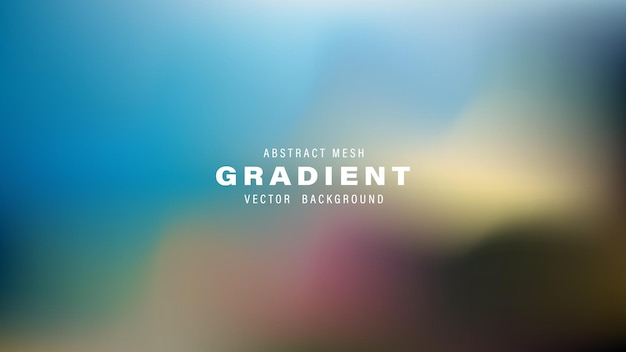 abstract mesh gradient vector background design template illustration