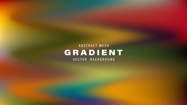 Abstract Mesh Gradient Vector Background Design Template