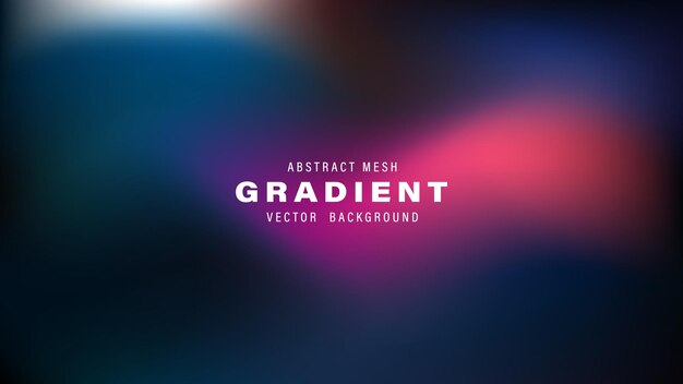 Abstract Mesh Gradient Vector Background Design Template