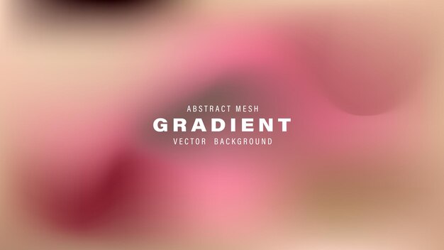 Abstract Mesh Gradient Vector Background Pink Brown Beige Blends